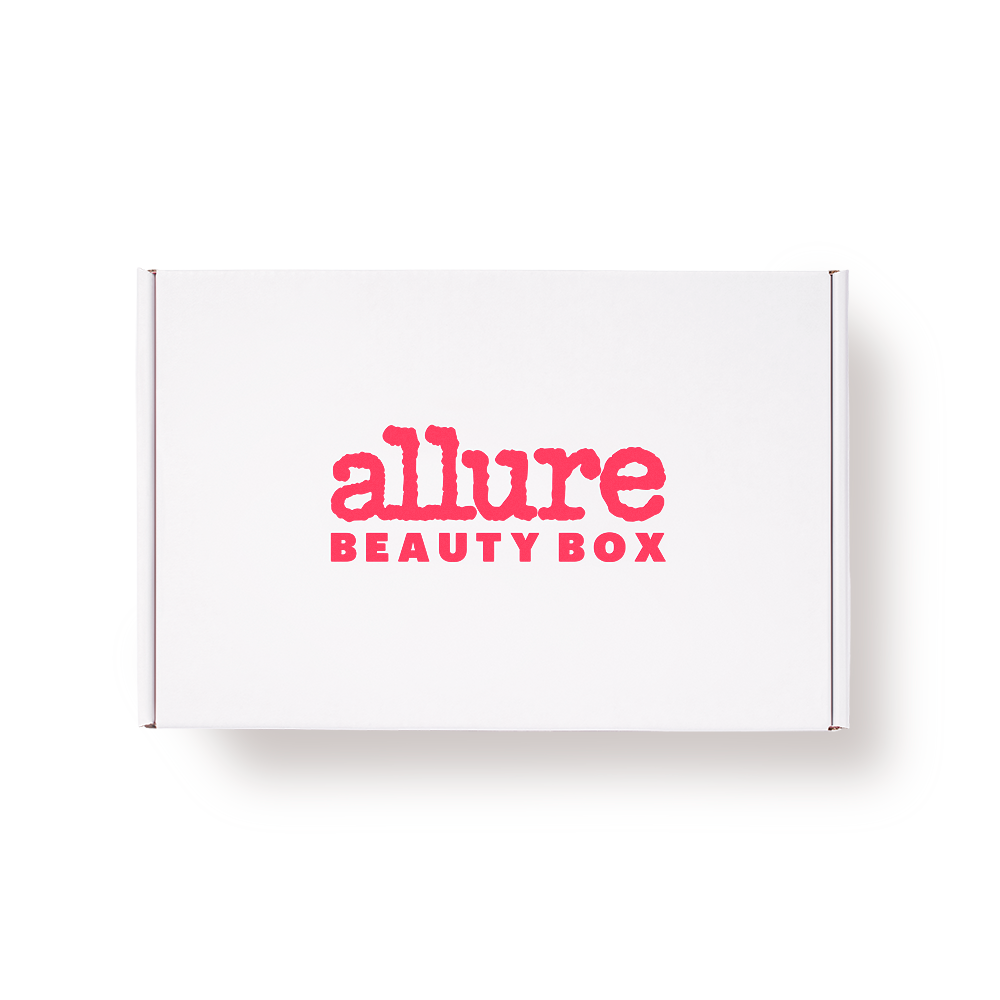 White Allure Beauty Box with pink brand lettering